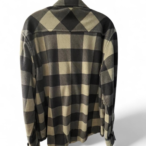 George Men's Checkered Shirt Jacket - Black and Tan​ - Picture 4 of 4